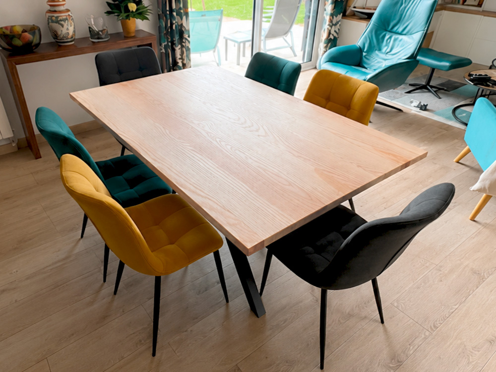 Plateau de table en Frêne
