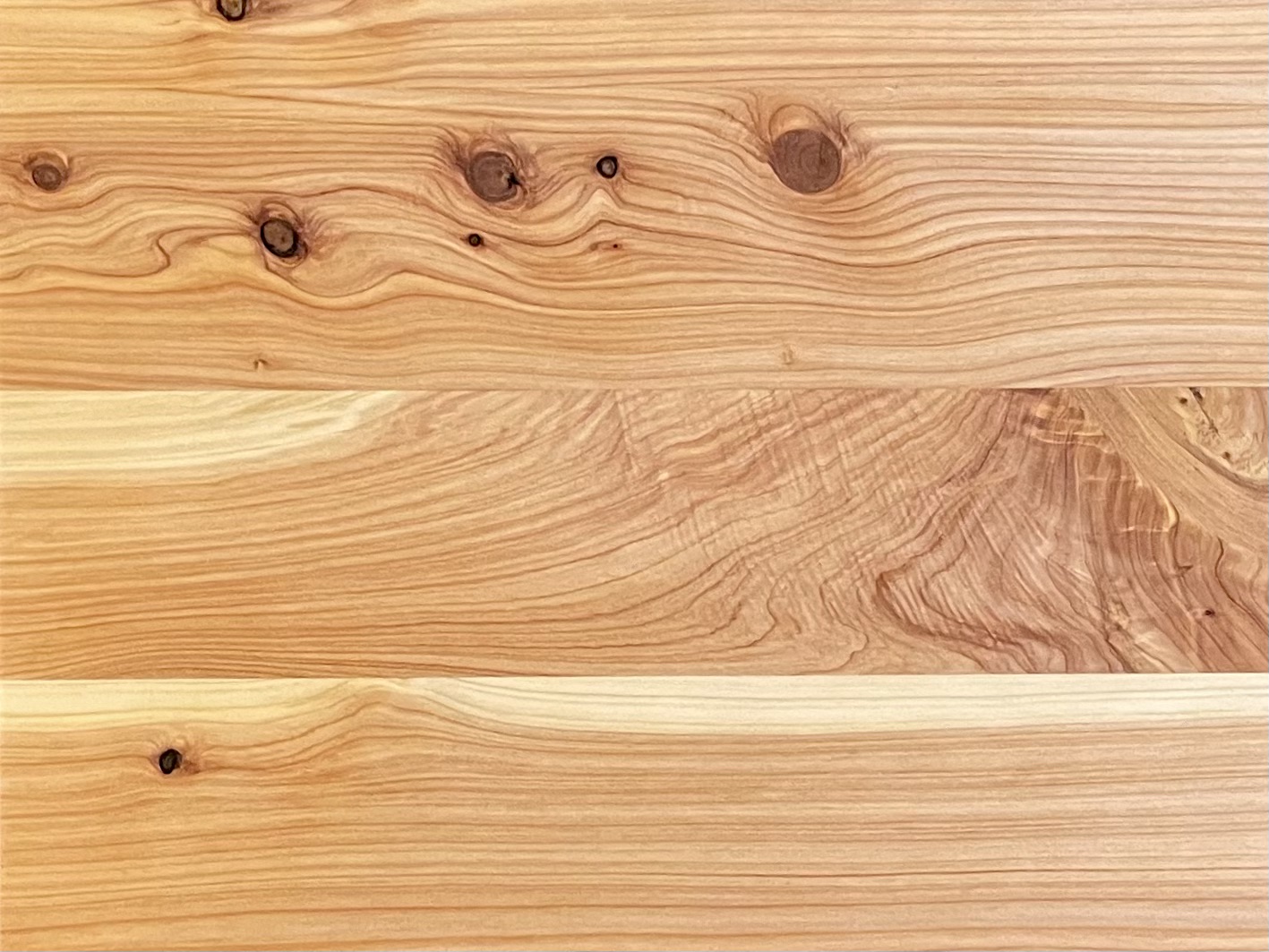 Plateau ou étagère en Cyprès de Lambert massif sur mesure